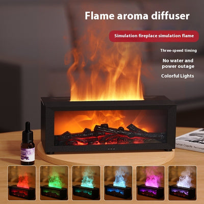 New Flame Aromatherapy Machine Colorful Essential Oil Diffuser