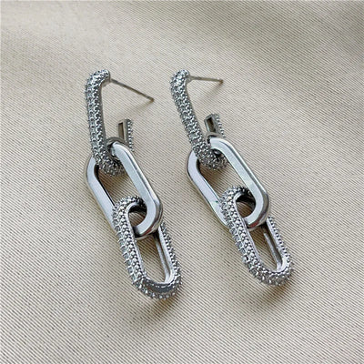 Micro Rhinestone Earrings