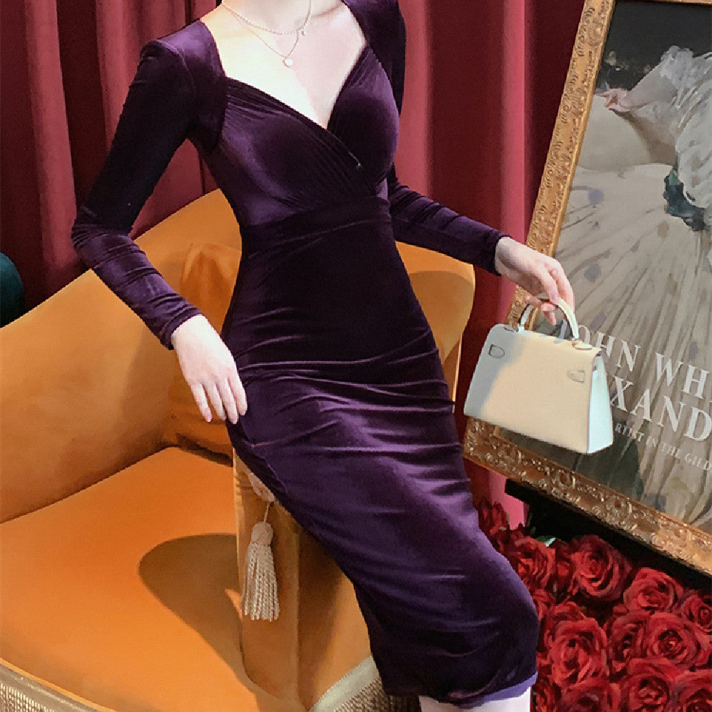 Women's Velvet Dress