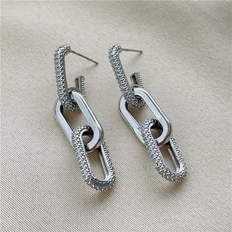 Micro Rhinestone Earrings