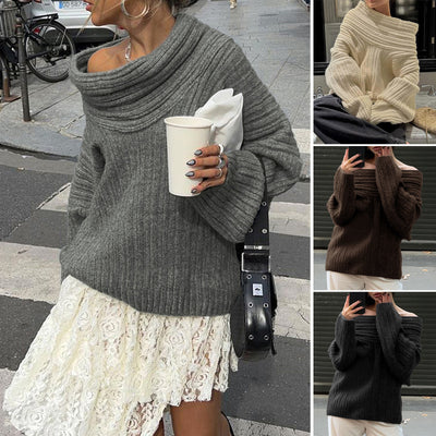 Autumn And Winter Loose Bell Sleeve Sweaters